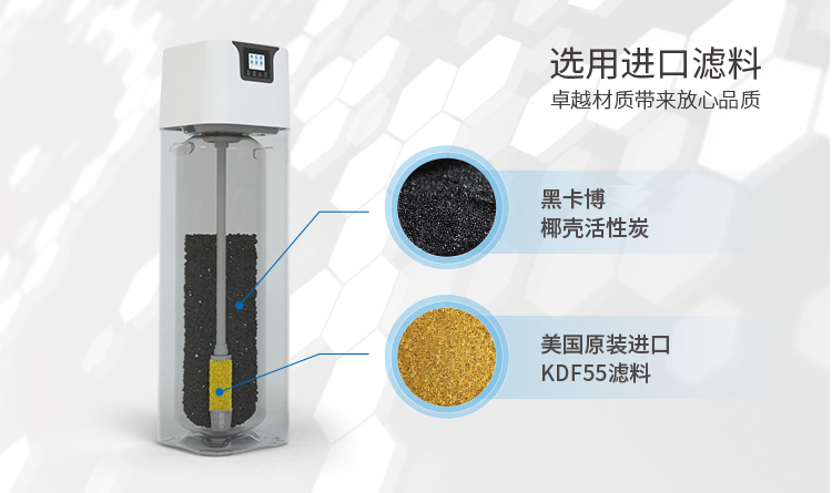 采用進(jìn)口濾料，卓越材質(zhì)帶來放心品質(zhì)